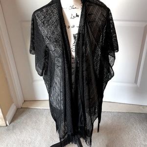 Swimsuit cover up with side slits